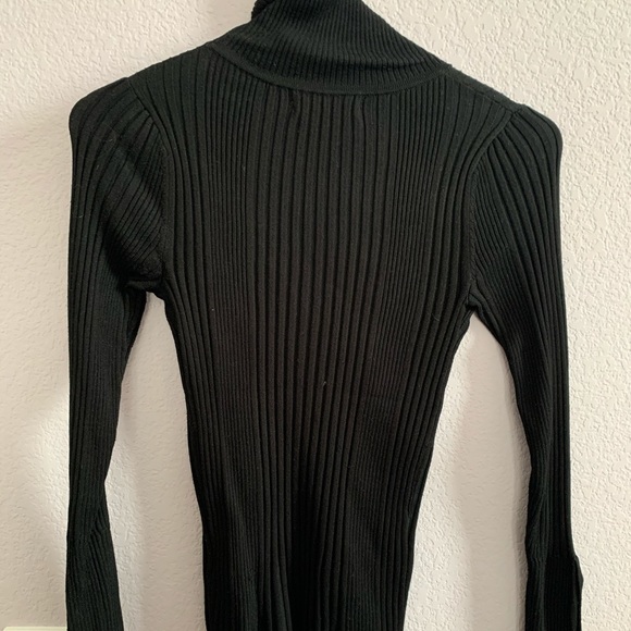 Black Anthropologie Turtle Neck - Picture 2 of 4
